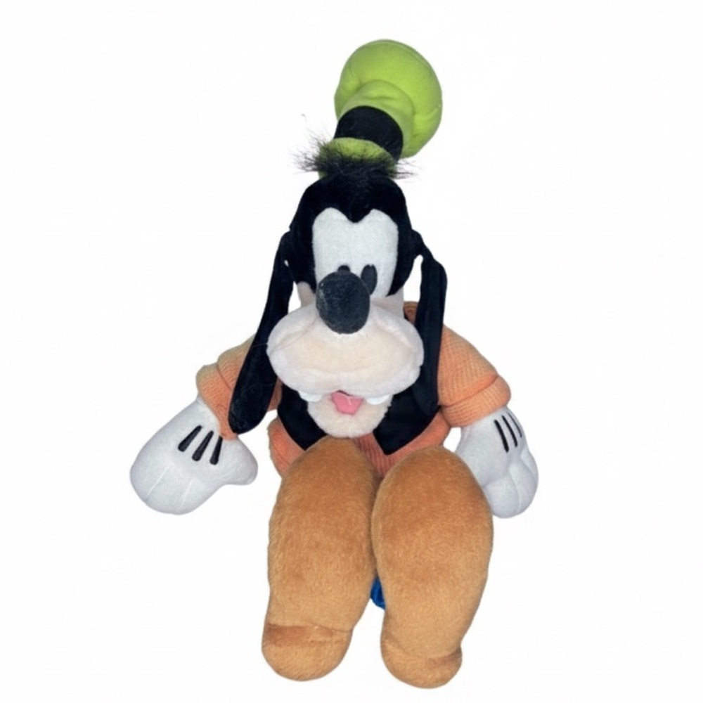 Vintage Walt Disney World Goofy Plush 17” Stuffed Animal Retro Parks Souvenir